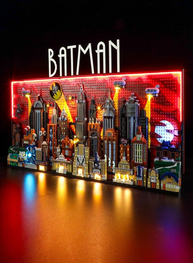 YEABRICKS LED Light for 76271 DC Batman: The Animated Series Gotham City Building Blocks Model (Building Set NOT Included) - Image 2